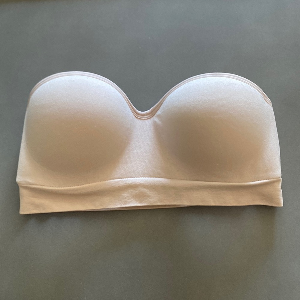 Auden push up strapless bandeau bra size S